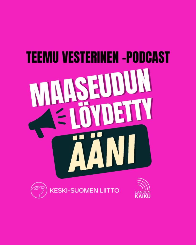 Maaseudun löydetty ääni -podcastin logo